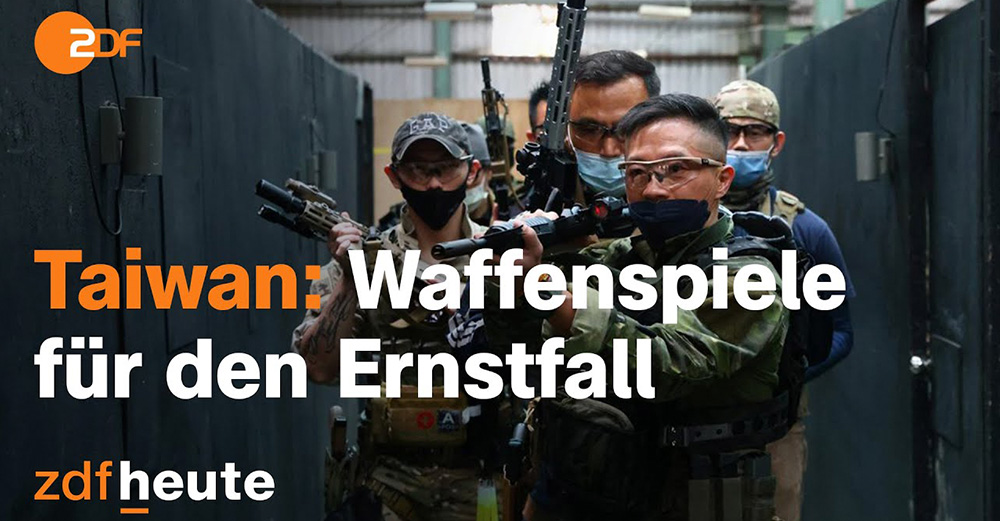 Taiwan trainiert für den Ernstfall Zweites Deutsches Fernsehen